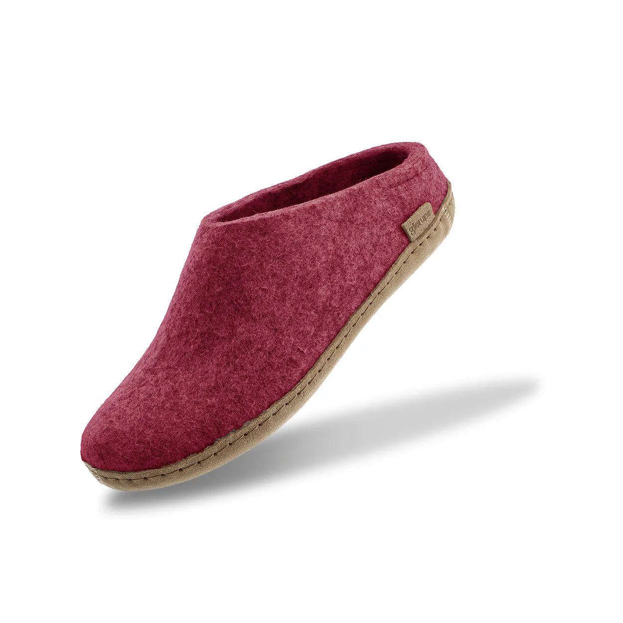 Slip-on with leather sole - Cranberry - Image 4