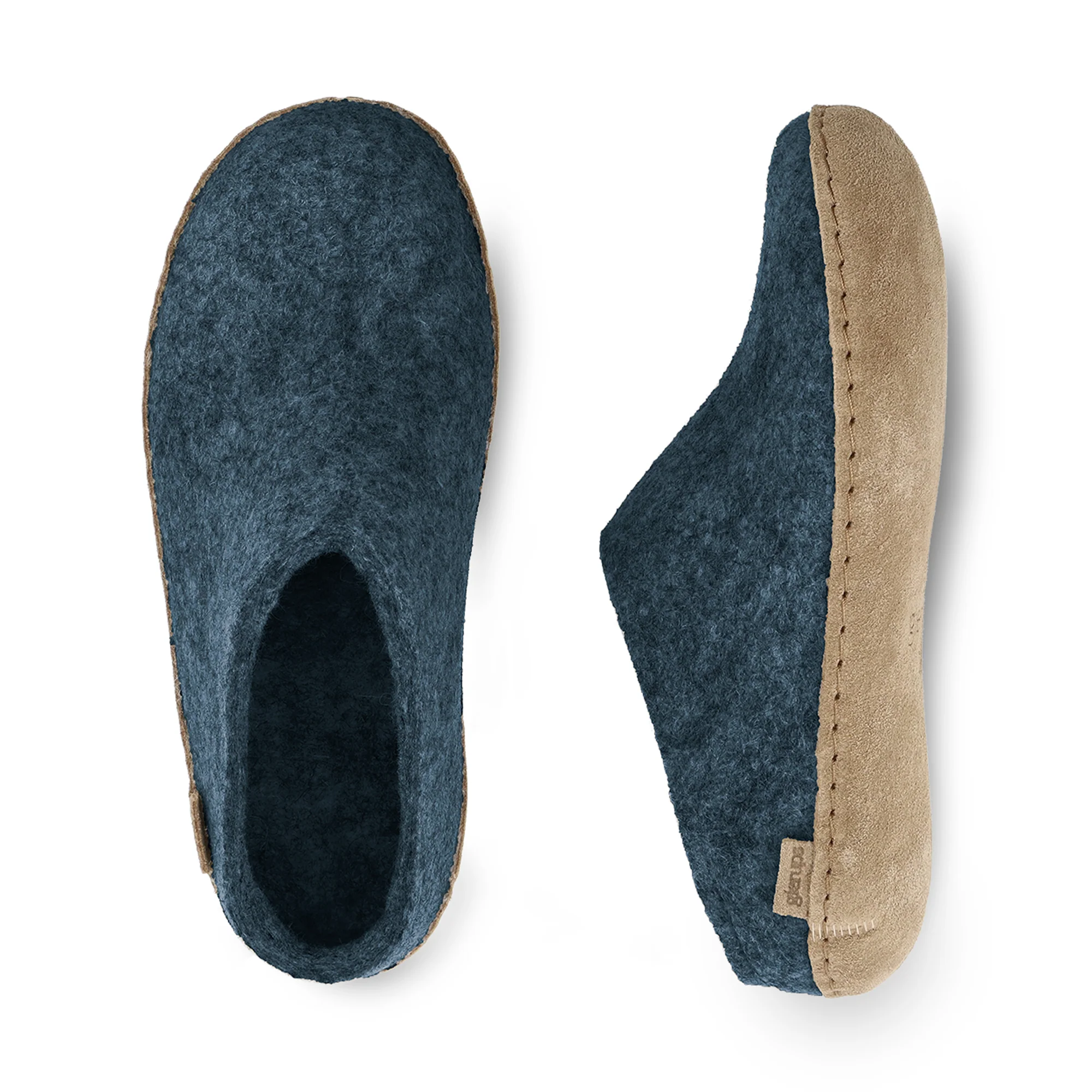 Slip-on with leather sole - Denim - Image 5