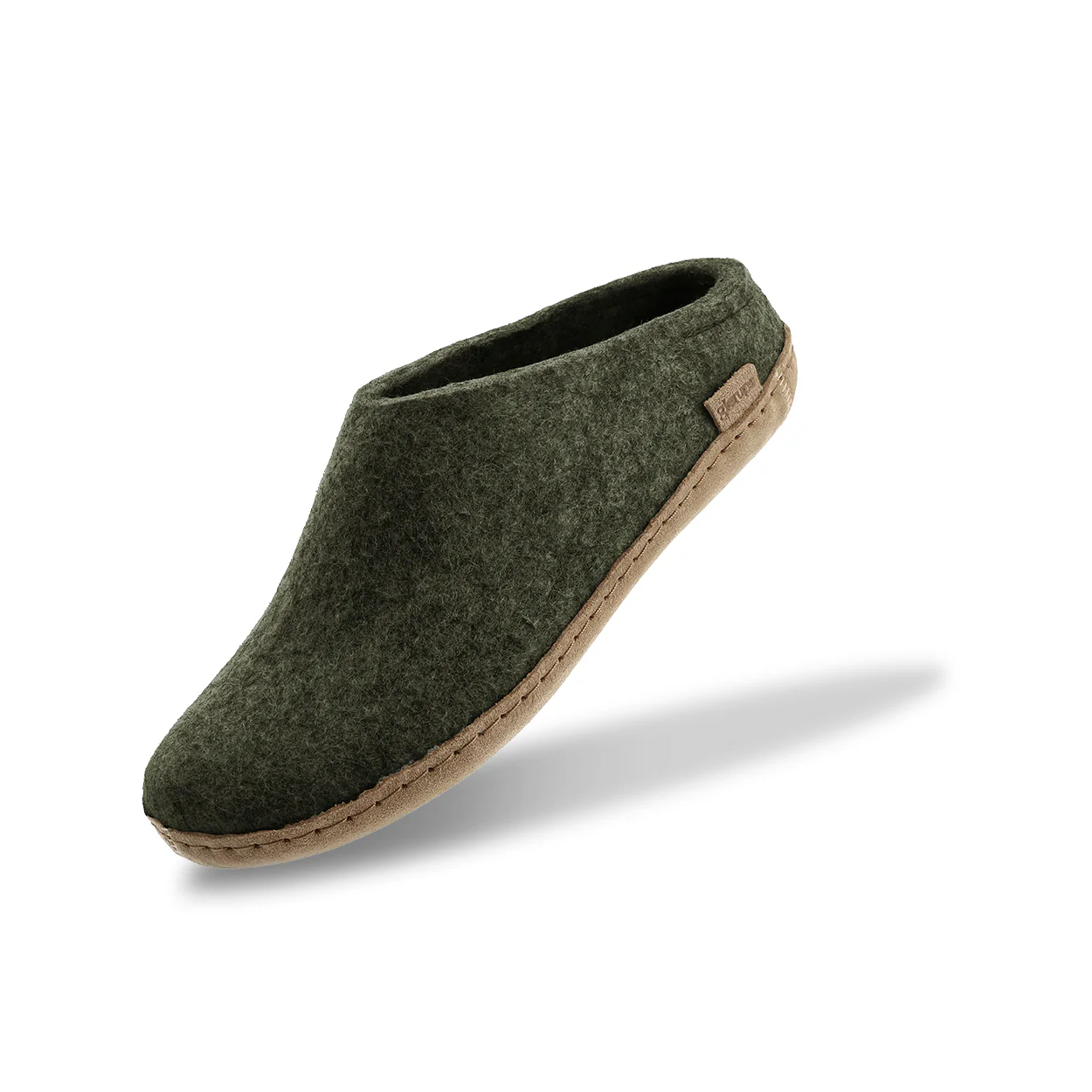 Slip-on with leather sole - Forest - Image 4