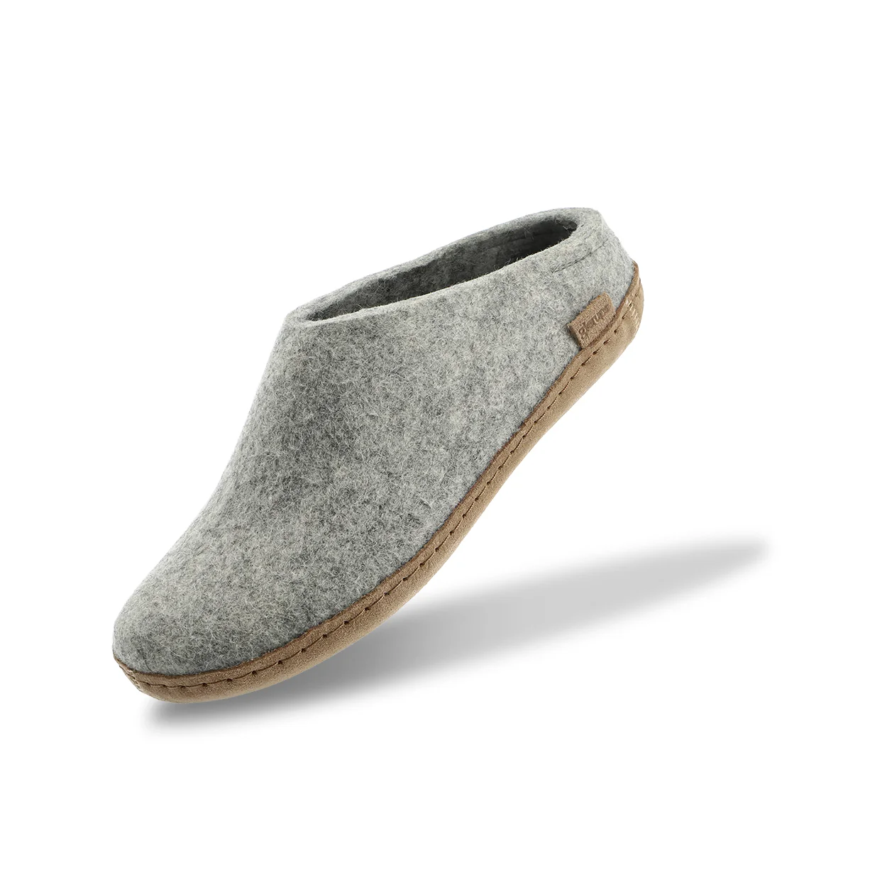 Slip-on with leather sole - Grey - Image 4