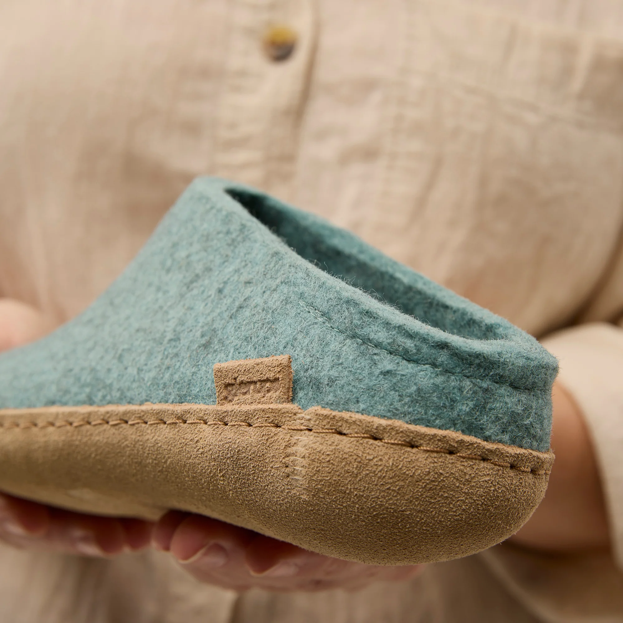 Slip-on with leather sole - North Sea - Image 3