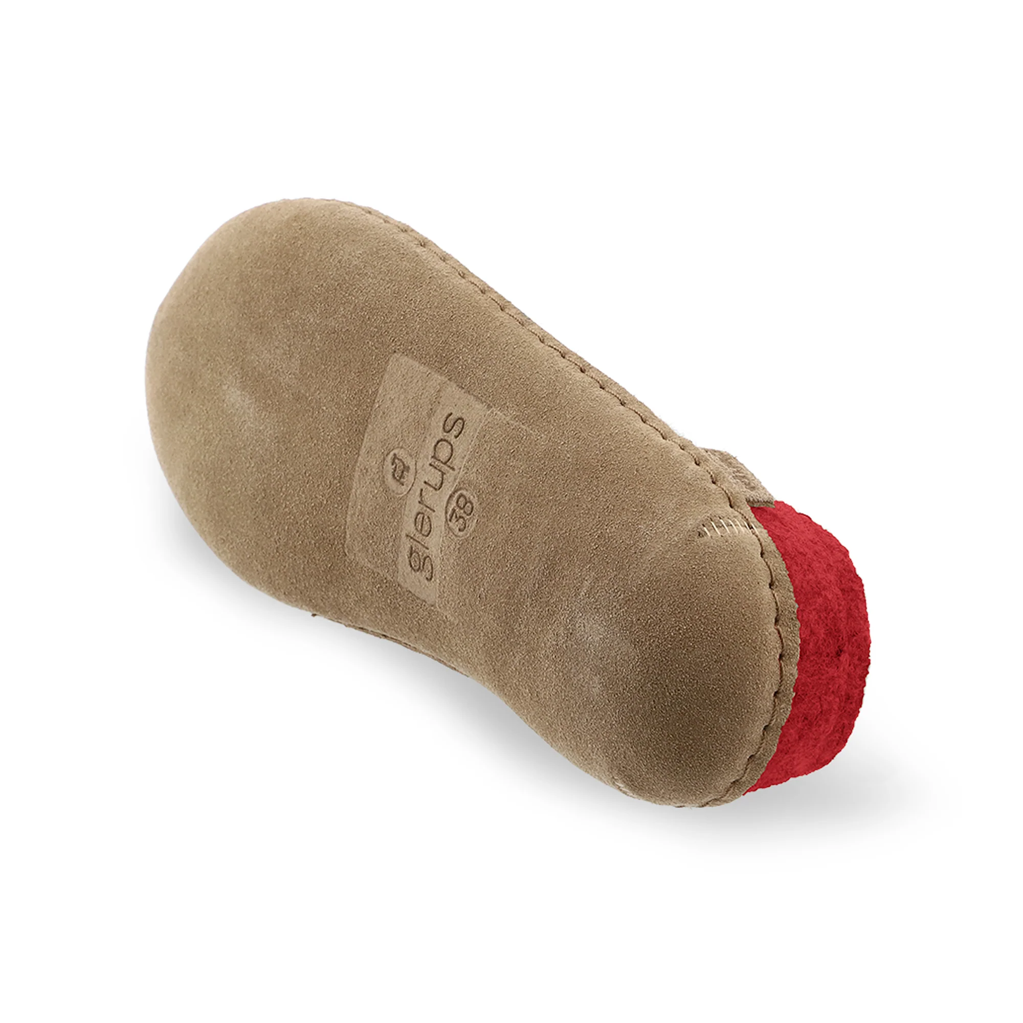 Slip-on with leather sole - Red - Image 6