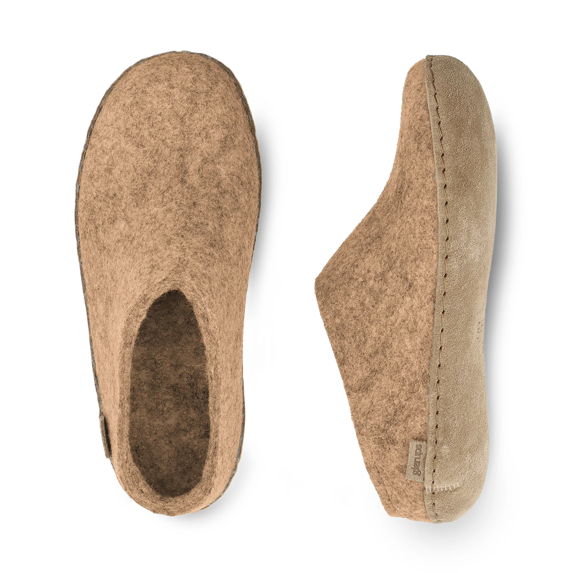 Slip-on with leather sole - Sand - Image 5