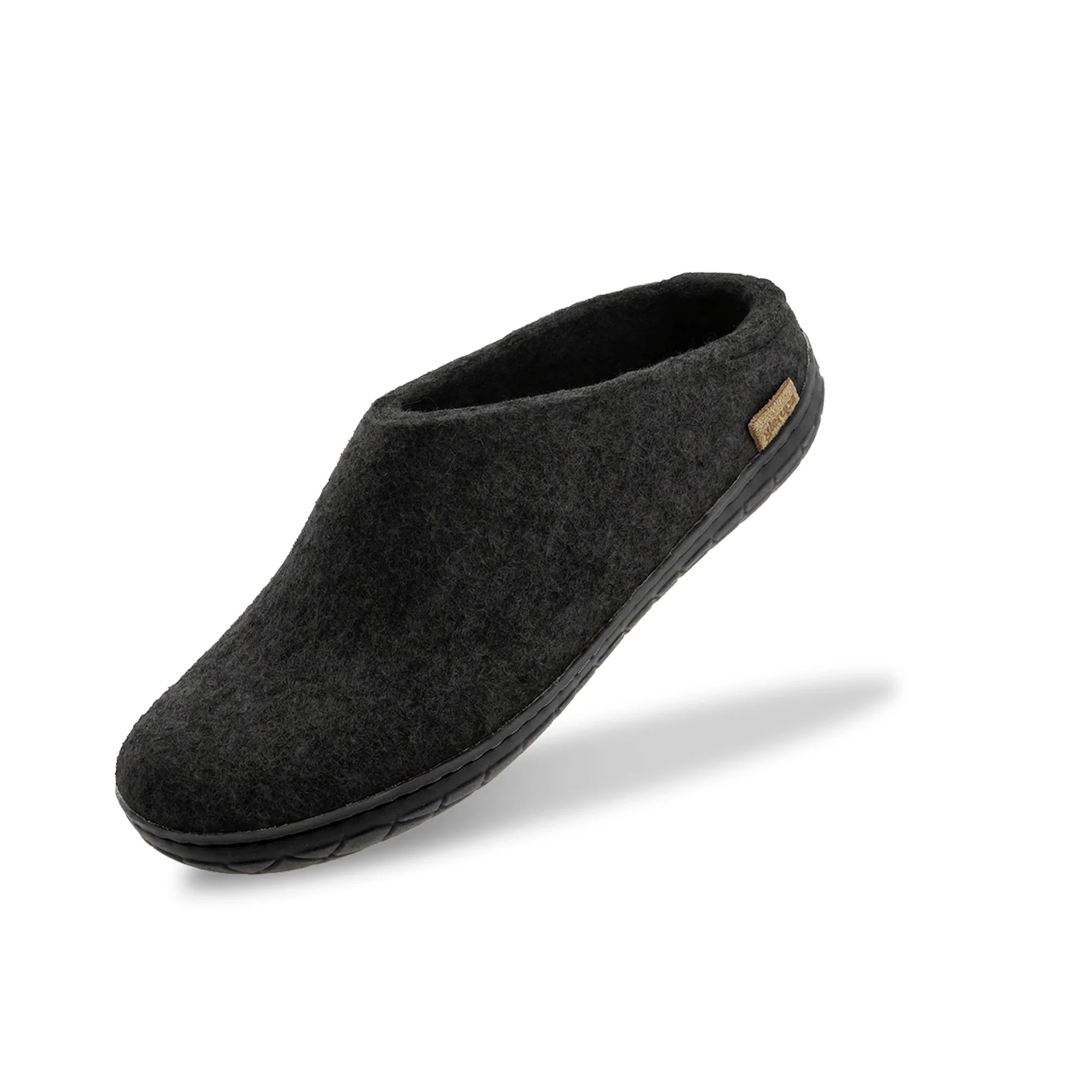 Slip-on with natural rubber sole - black - Charcoal - Image 4