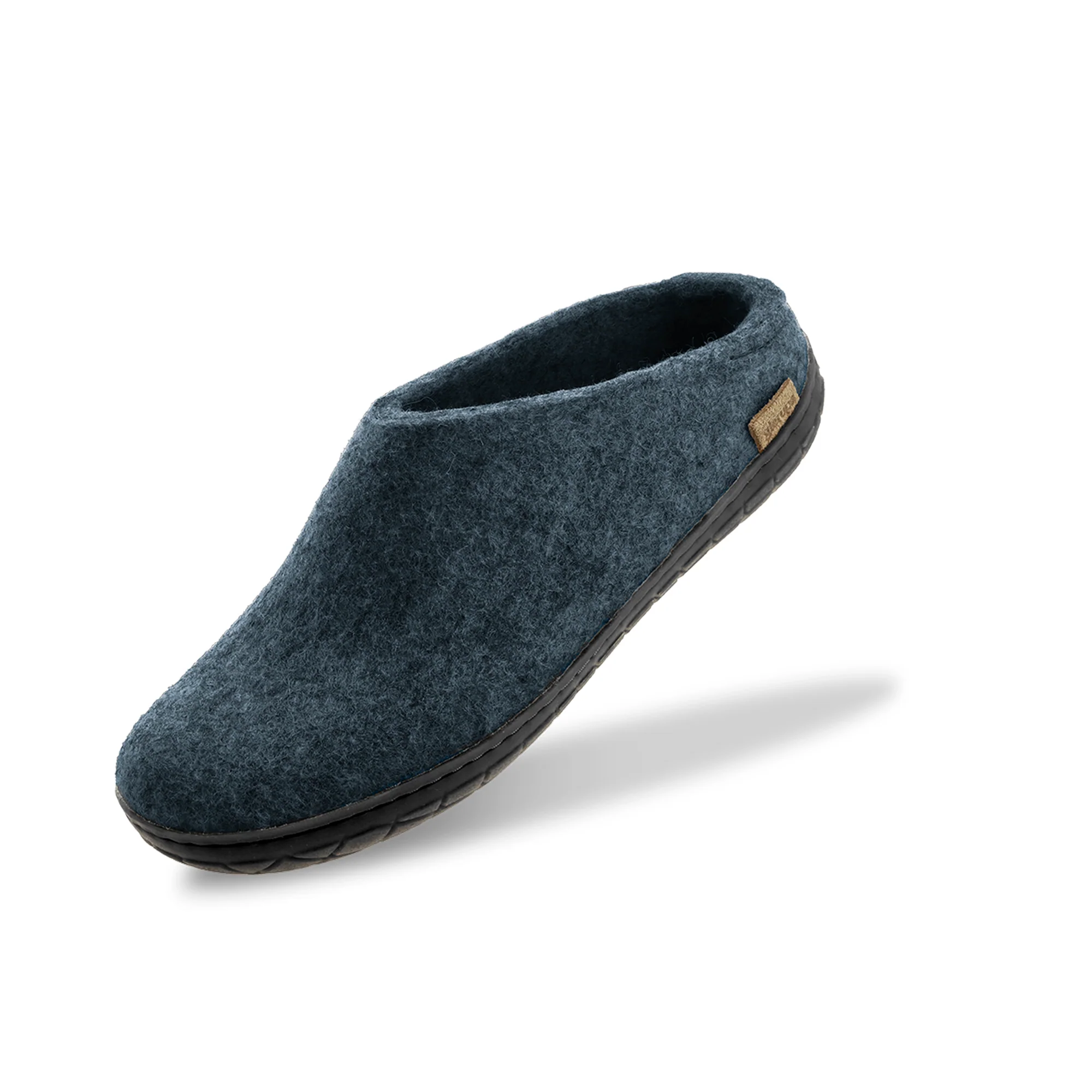 Slip-on with natural rubber sole - black - Denim - Image 4