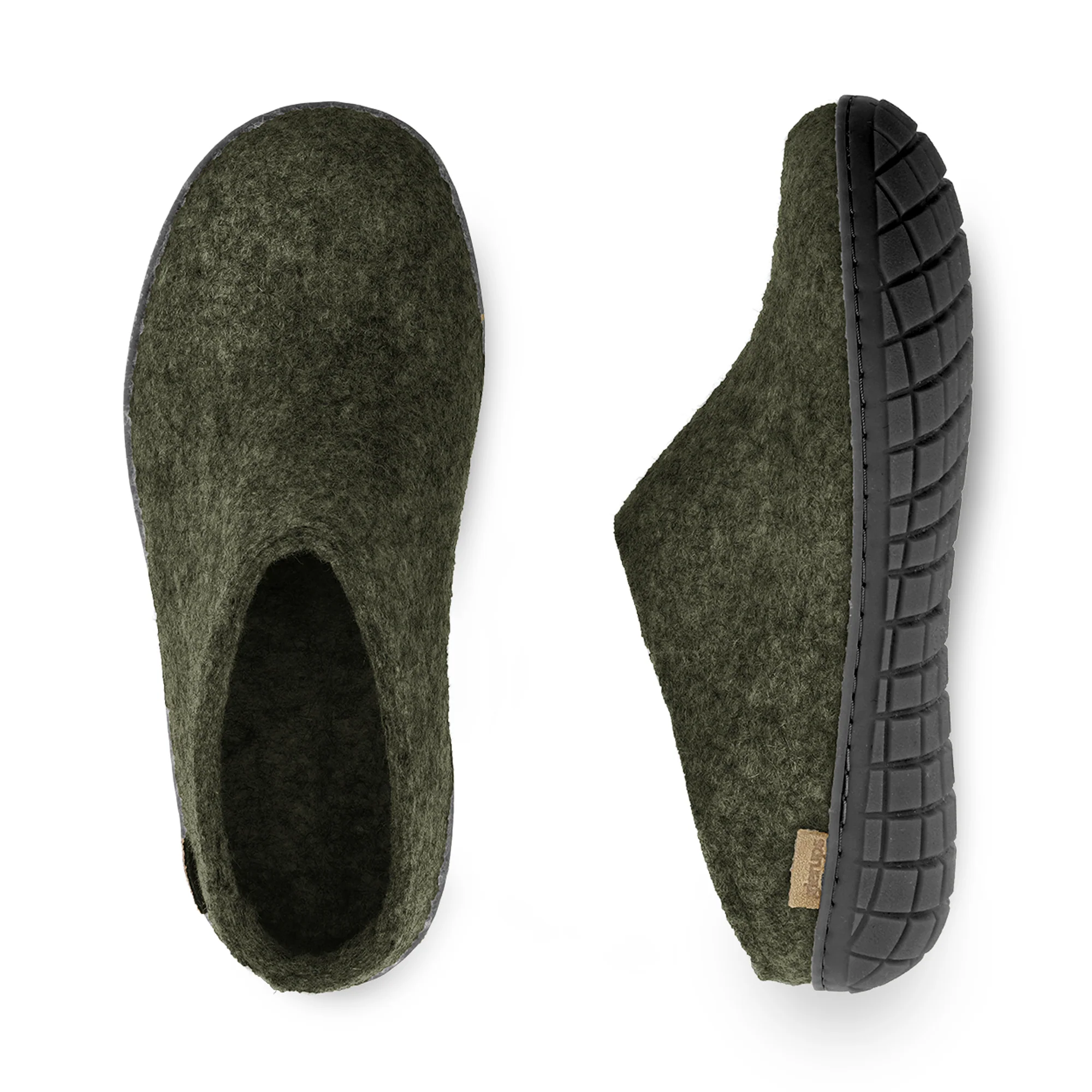Slip-on with natural rubber sole - black - Forest - Image 5