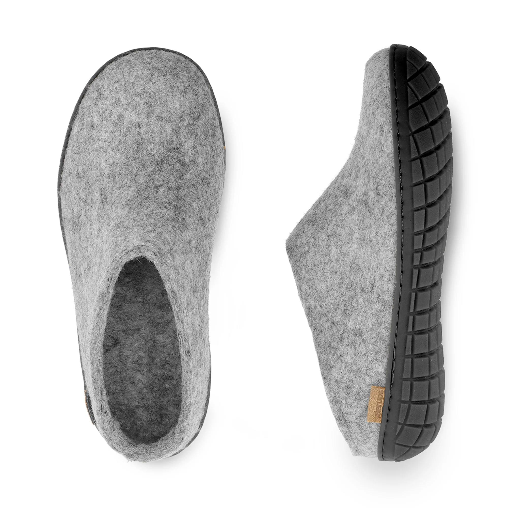 Slip-on with natural rubber sole - black - Grey - Image 6