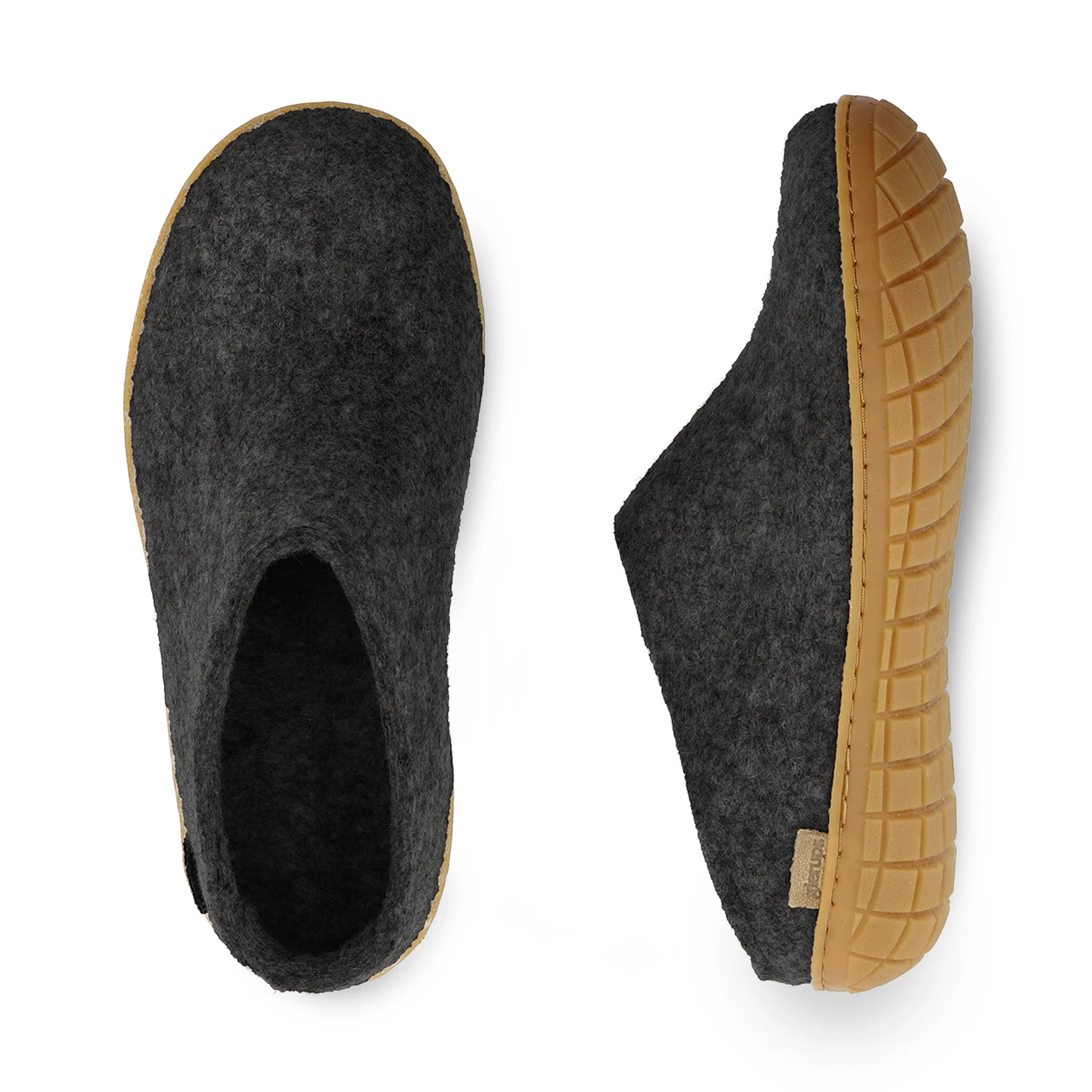 Slip-on with natural rubber sole - honey - Charcoal - Image 5