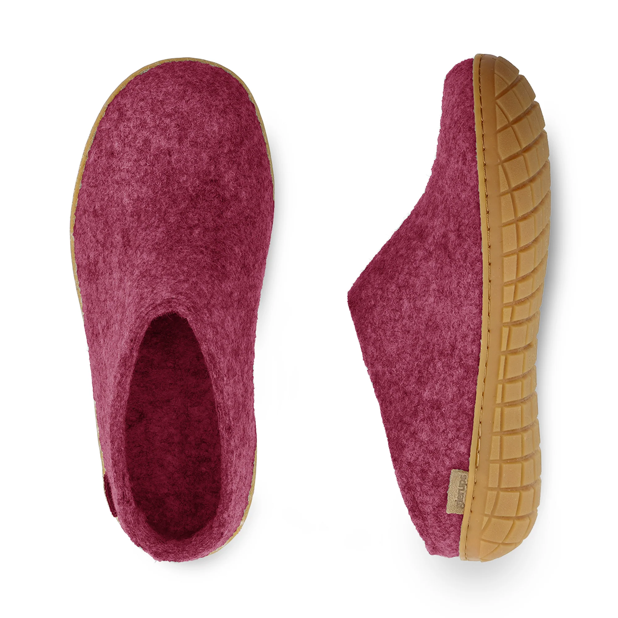 Slip-on with natural rubber sole - honey - Cranberry - Image 5