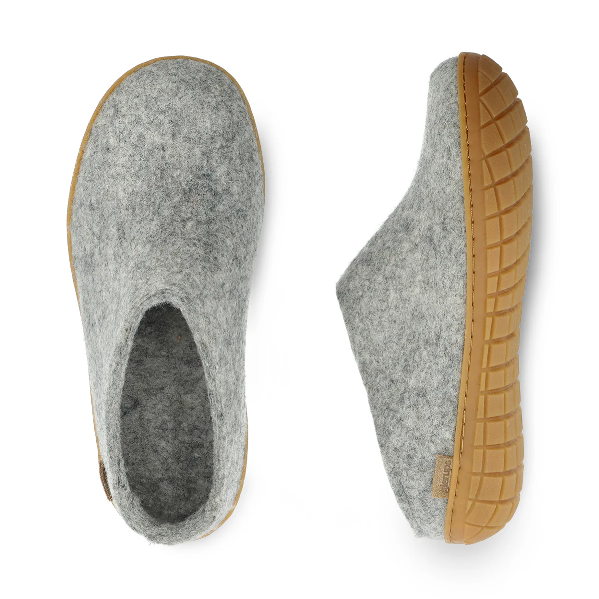 Slip-on with natural rubber sole - honey - Grey - Image 4