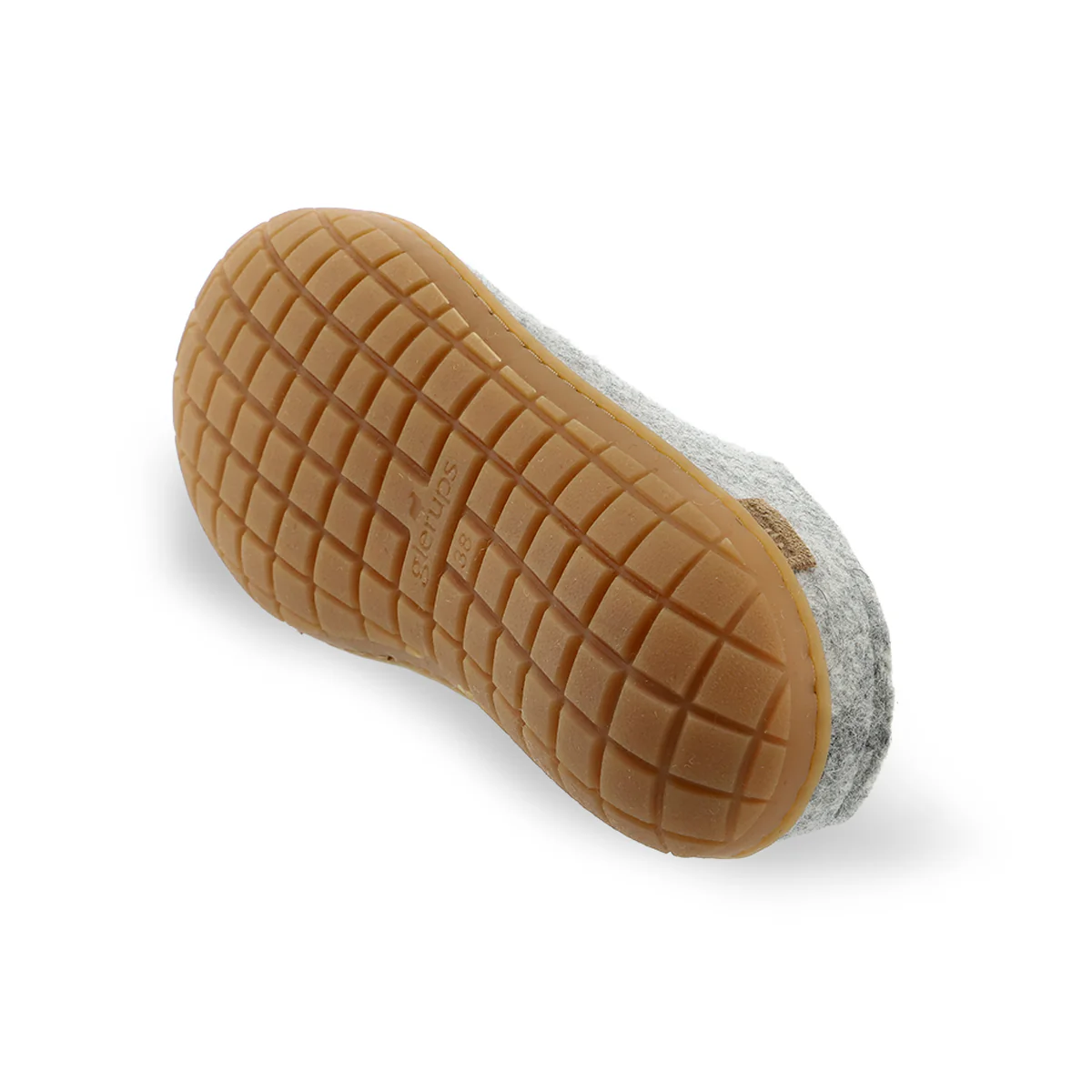 Slip-on with natural rubber sole - honey - Grey - Image 5